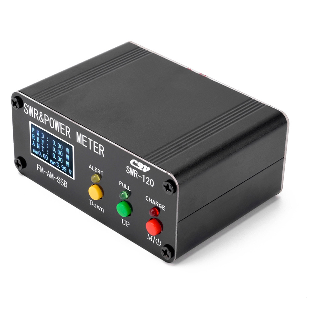 120W SWR gital Power Stanng  Meter 1854MHz Shortwave Meter SWRPower Adjustable & High SWR Alarm Func