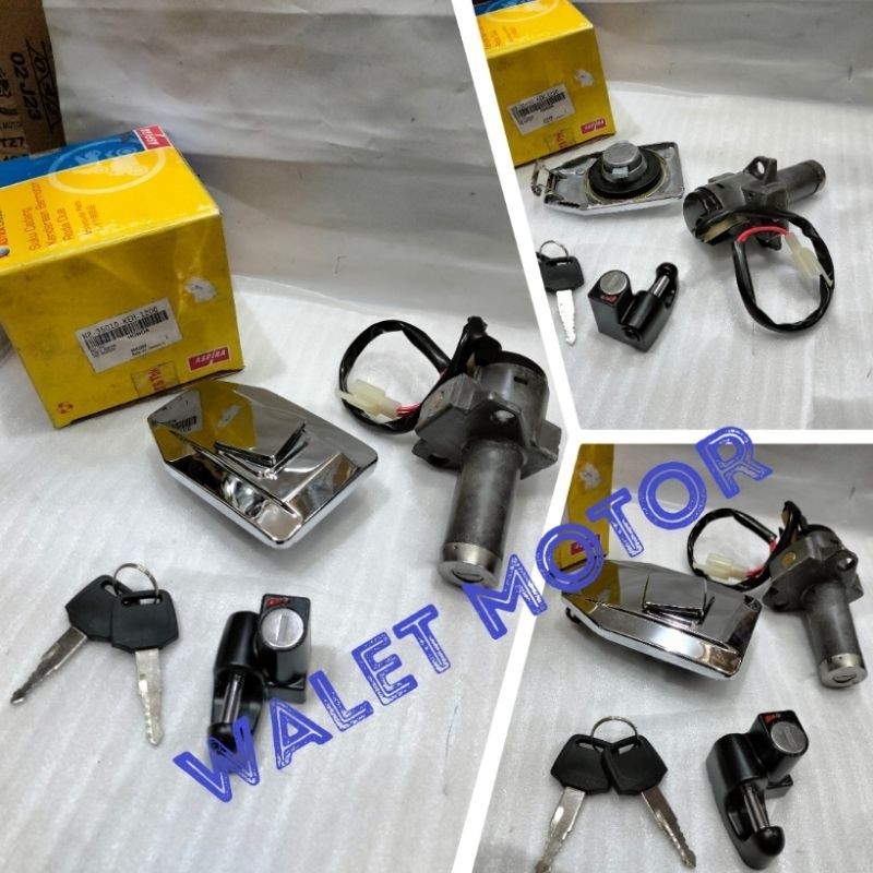 KUNCI KONTAK GL PRO NEOTECH SET DENGAN JOK TUTUP BENSIN MERK ASPIRA KUALITAS ORISINIL ASTRA OTOPARTS