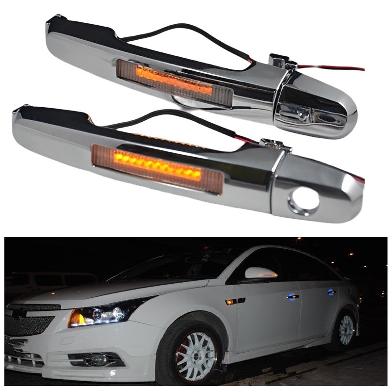 Aksesoris Eksterior Mobil, Cover Handle Pintu 4 Pintu Cocok Untuk Toyota Fortuner 2003-2007 Yaris Ru