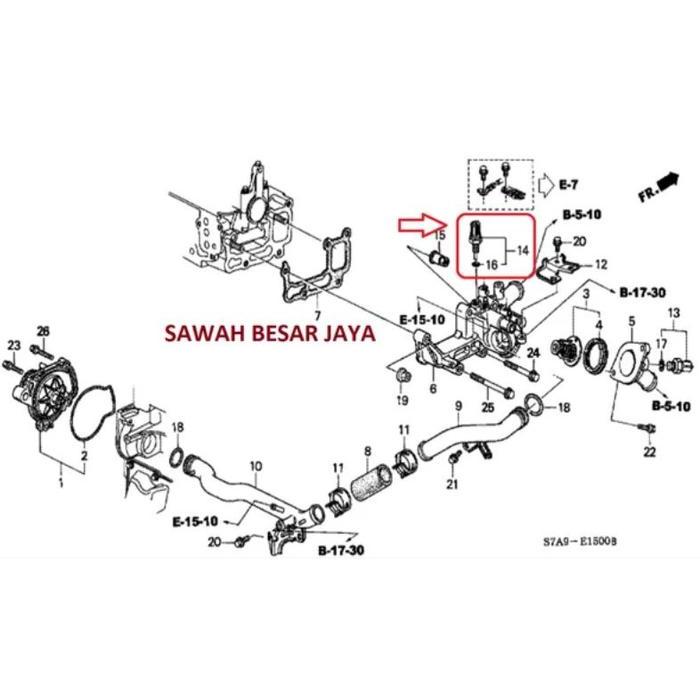 Switch Sensor TW ECT Thermostat Water Temperatur Air Civic ES Century BERKUALITAS