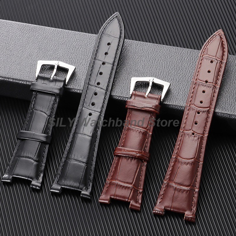 Leather Strap for Patek Philippe 5711 5712G Nautilus Men Women Watch Band Sport Bracelet 25*13mm Bro