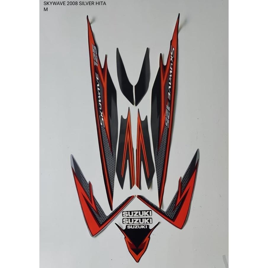 Striping Suzuki Skywave 125 2008 keren
