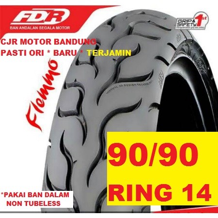 POPULER FDR Flemmo 90/90 ring 14 ban belakang motor matic beat vario mio