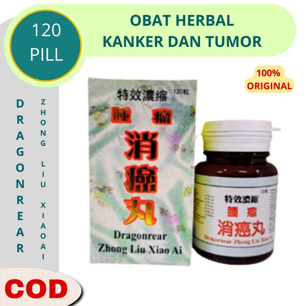 Obat Kanker Benjolan di Leher Tumor Gondok Kelenjar getah Bening Herbal Cina Dragonrear Zhong Liu Xi