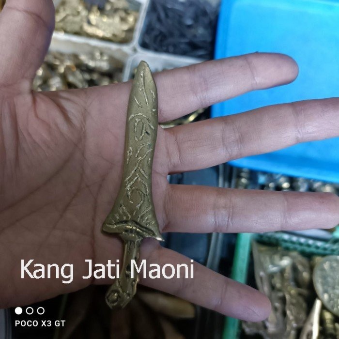 pusaka betok full kuningan bkn megentoro sengkelat kamarogan Asli Paling Mewah DFG433