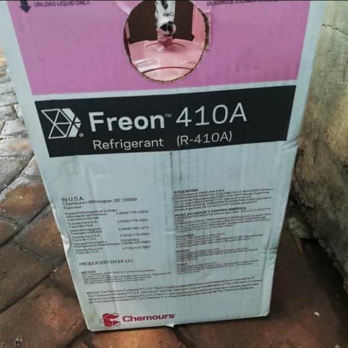 FREON R404a R407c R410a CHEMOURS USA r404 r410 r407 (11 dan 10.8 Kg) - R410a USA