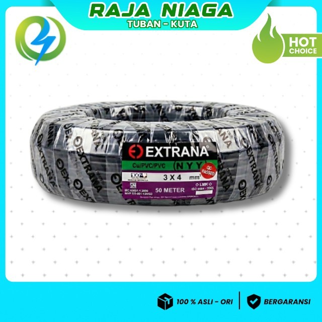 KABEL NYY 3X4 EXTRANA 50 METER
