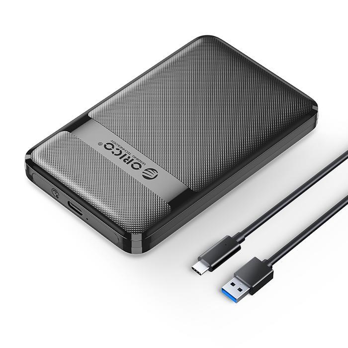ORICO 2.5 inch USB3.0 USB-A TO C Hard Drive Enclosure - 2577C3 - 2577C3-V1 - Black