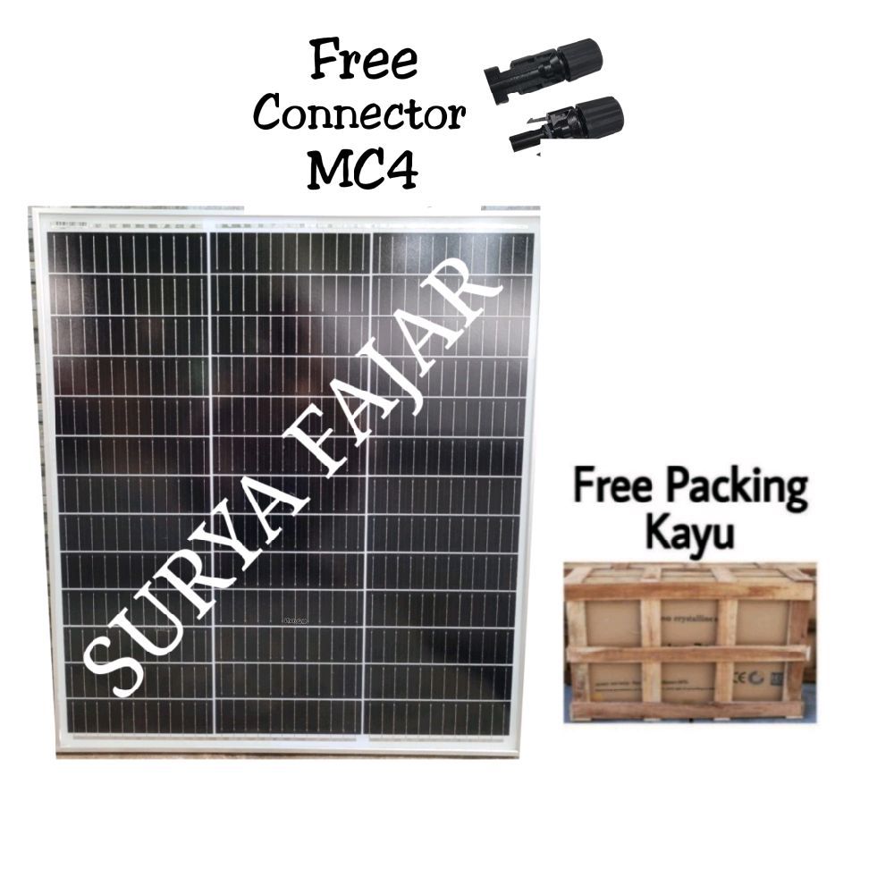Solar Panel Solar Cell Panel Surya GH Solar / Maysun Solar 100 Wp Monocrystalline 100wp Mono