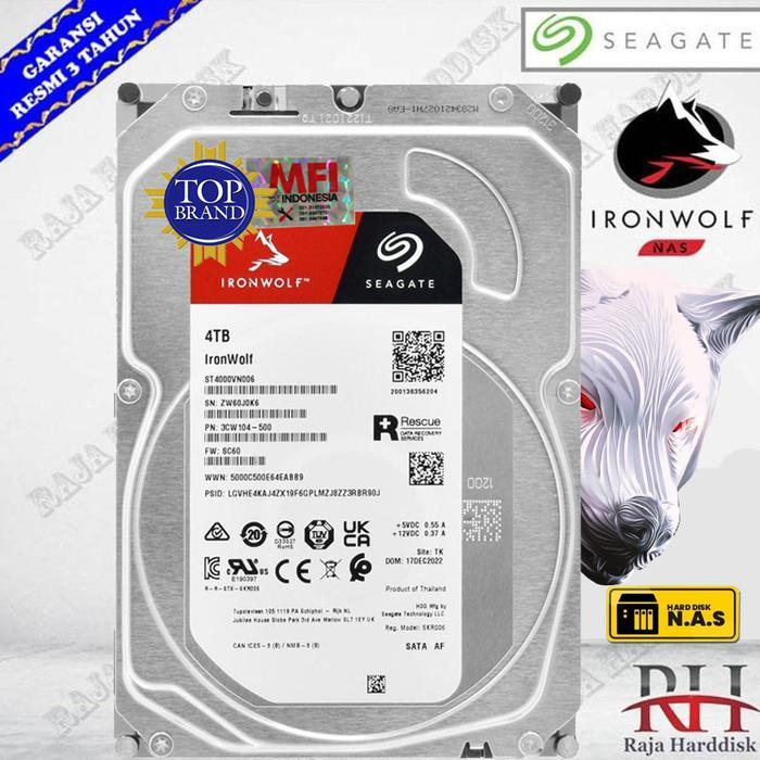 [PROMO]Seagate NAS IronWolf 4TB ST4000VN006 3.5" sata- Falcon Tech