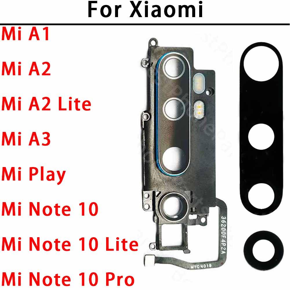Back Camera Glass For Xiaomi Mi A1 A2 Lite A3 Play Note 10 Pro Lite Rear Back Camera Glass Lens with