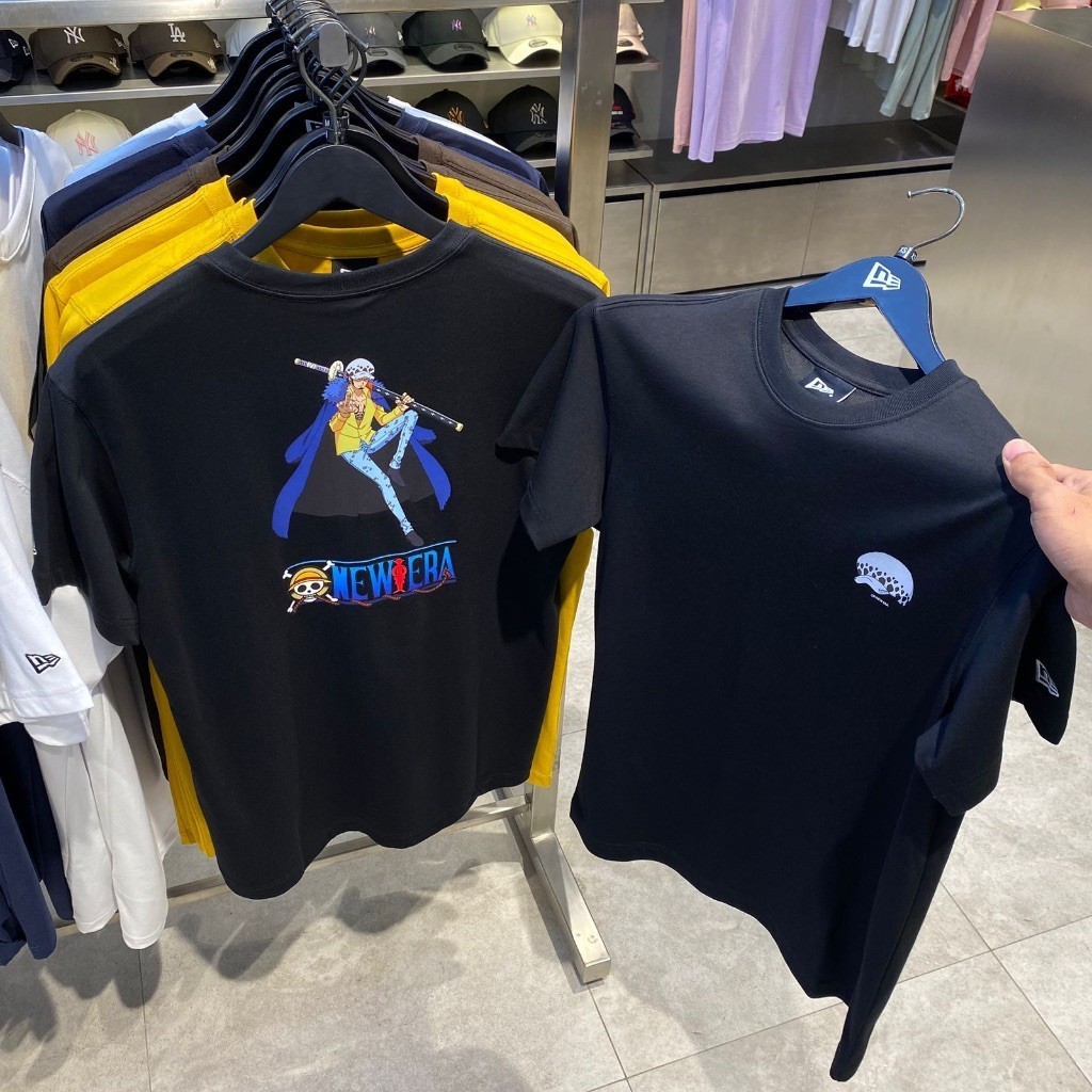 (COD) New Kaos Tshirt New Era X One Piece (Man) 1:1 unisec full tag T-shirt full brand