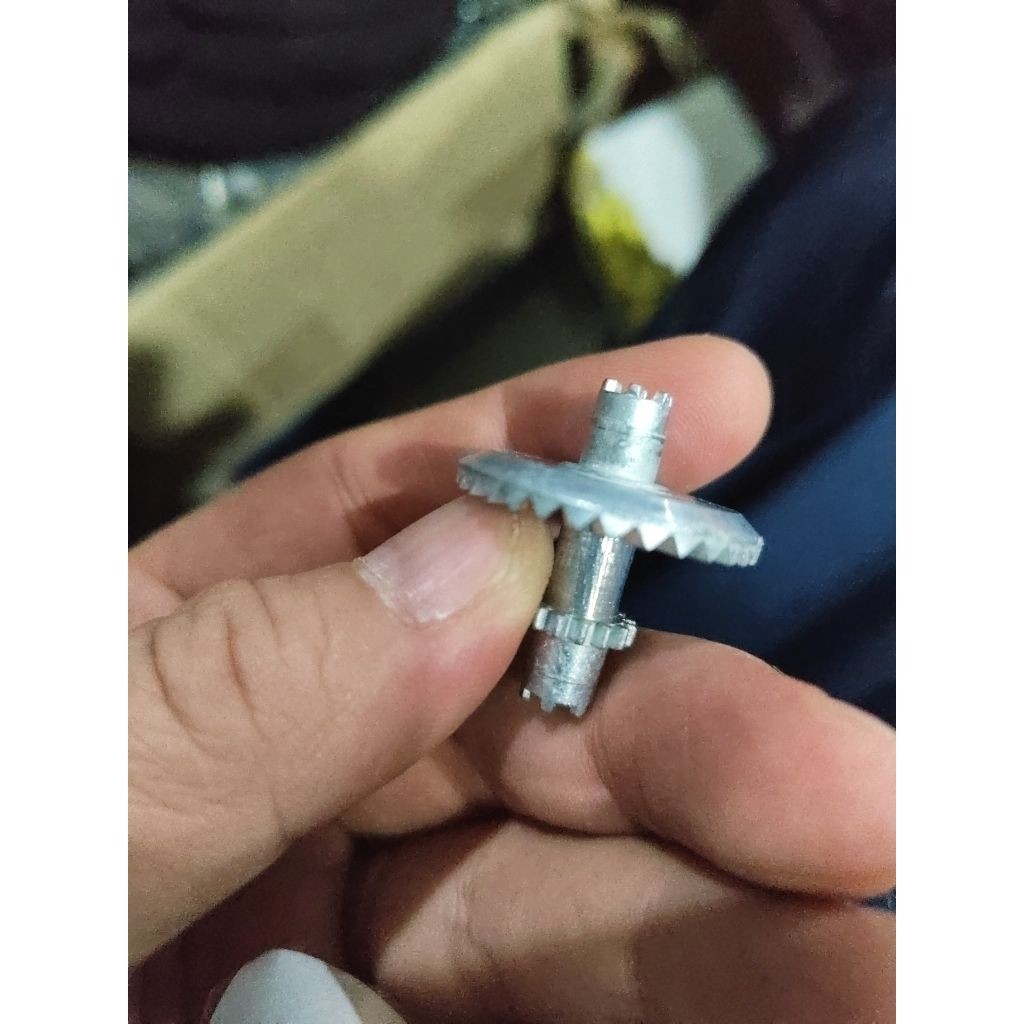 Part reel main gear atau gigi payung untuk reel Daido 2000 3000 tidak power handel