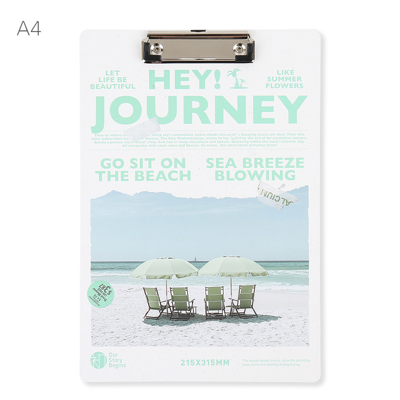 Clipboard A4 Warna ATK Papan Jalan Fleksibel Ringan Papan Ujian Folio Bisa Digantung Aesthetic Anti 