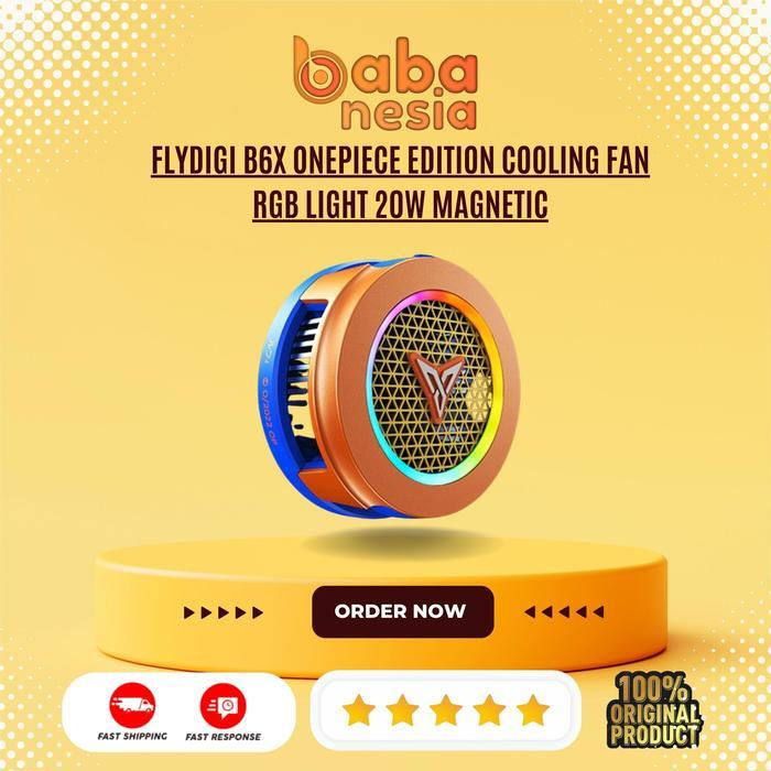Basic.store3 FLYDIGI B6X ONEPIECE EDITION Cooling Fan Smartphone RGB Light 20W Magnetic TERLARIS