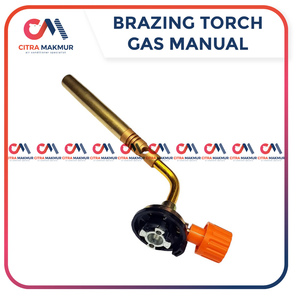 Blow Torch Manual Alat Kepala Las Portable Obor Gas Las Brazing KOmpor Kulkas Perak Kecil