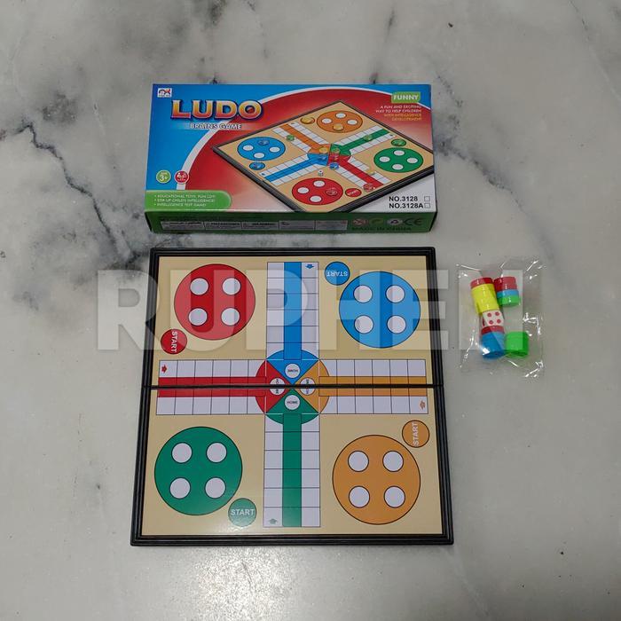 Ludo Magnet Ukuran Medium Board Game Mainan Anak
