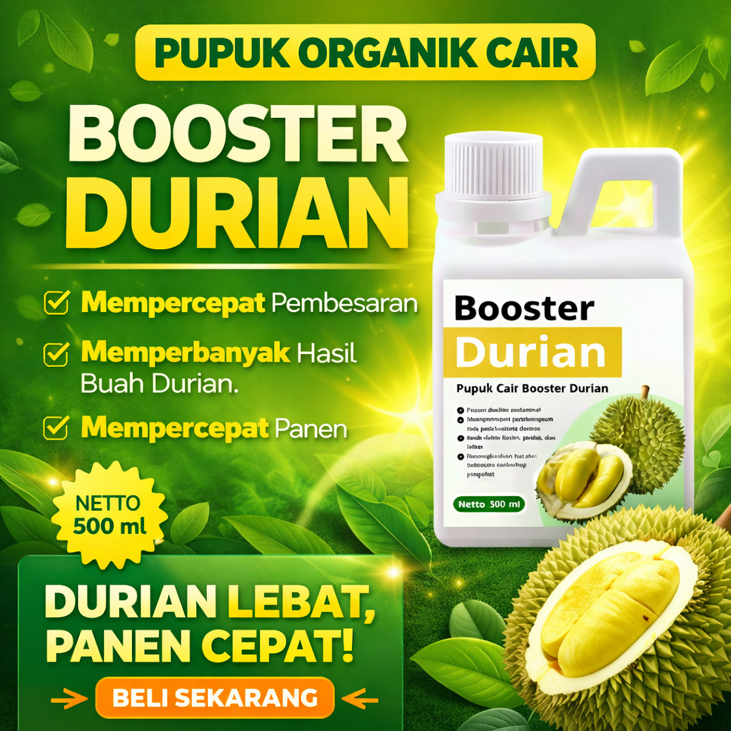 POC ZPT Booster Durian 500ML Perangsang Cepat Berbuah Lebat