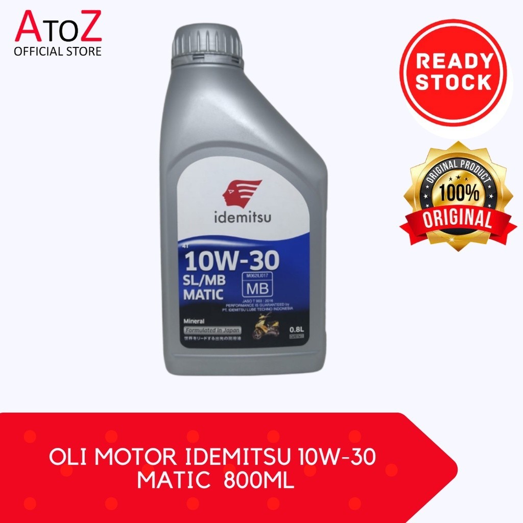 OLI MOTOR IDEMITSU 10W-30 MATIC  800ML