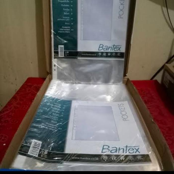 plastik pp pocket f4 bantex - Bantex F4