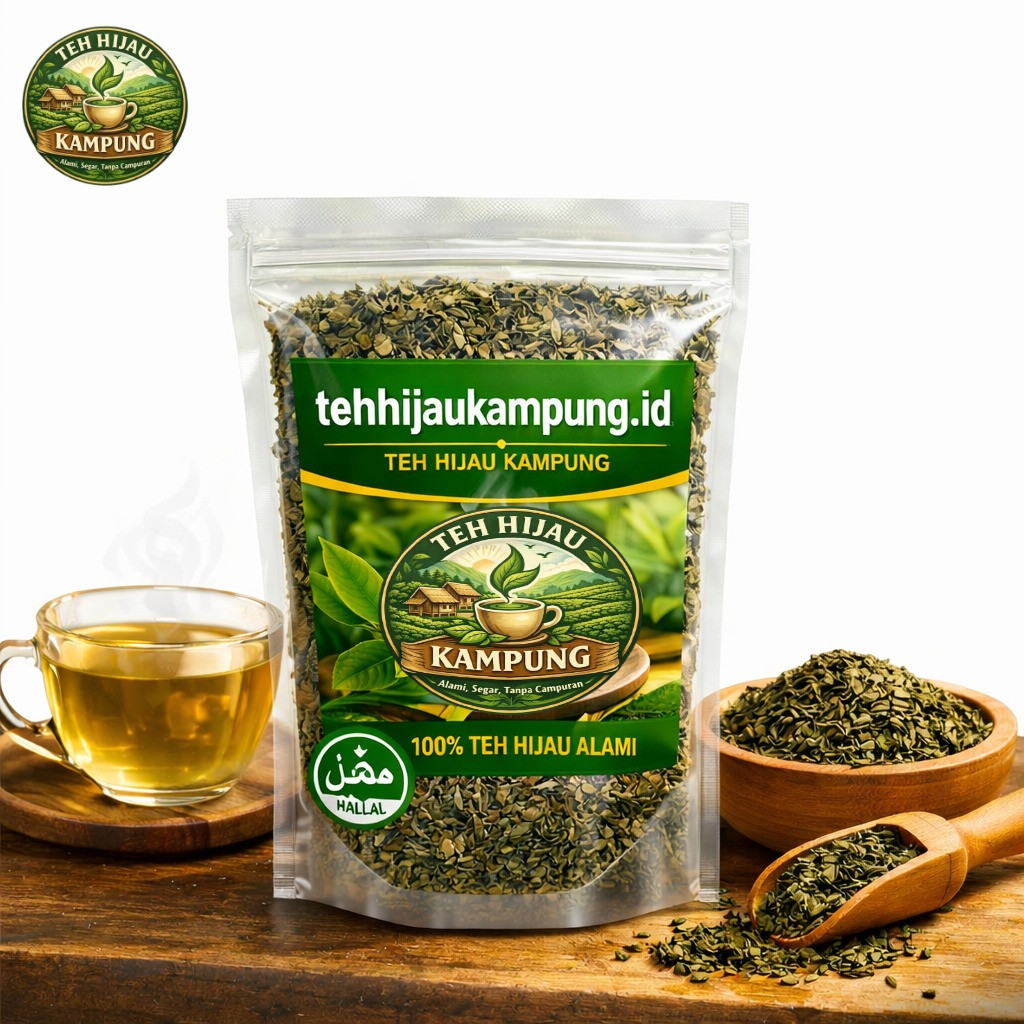 TEH HIJAU ASLI BERKUALITAS Asal Taraju Tasikmalaya 135 GR