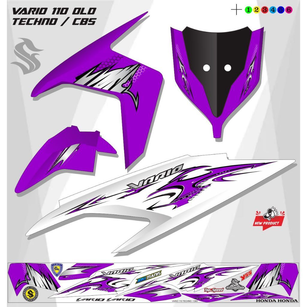 STRIPING VARIO TECHNO OLD STRIPING VARIASI VARIO 110 VARIASI MOTOR