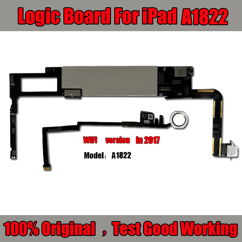 ipad2017 logic board A1822A1823 motherboard wireless cellular network iOS system opens the original 