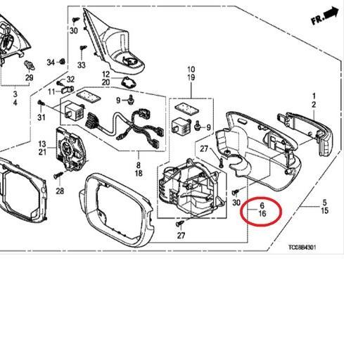 COVER SPION ACCORD 2008-2012 ORIGINAL - KANAN PASS