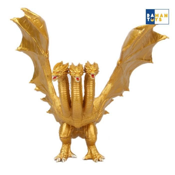 Mainan Ghidorah King Of Monster Godzilla Action Figure Gidorah Toys - Ghidorah
