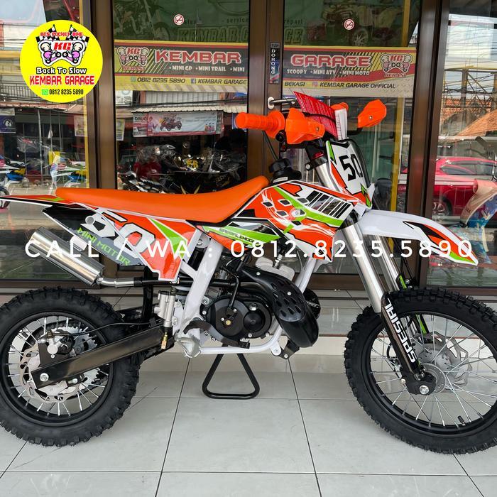 Motor Mini Cross Trail MT6 SSR 50cc SE 2T Velg 12/14 Year 2024