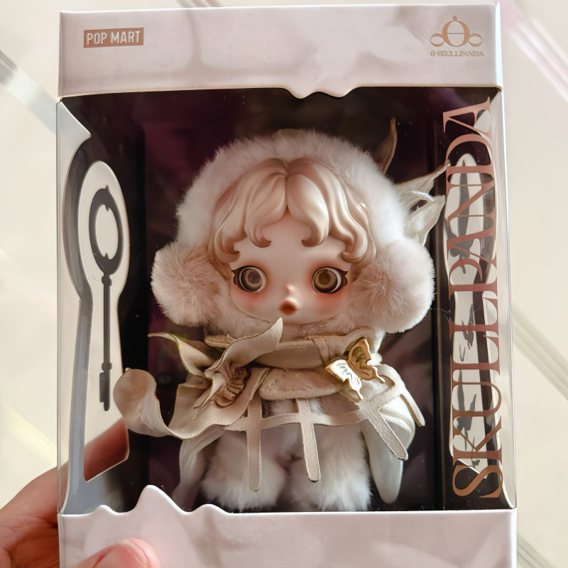 POPMART Skullpanda Valentine's Day Black Maid Butterfly Miss Collection Blind Box Hanging Card Carto