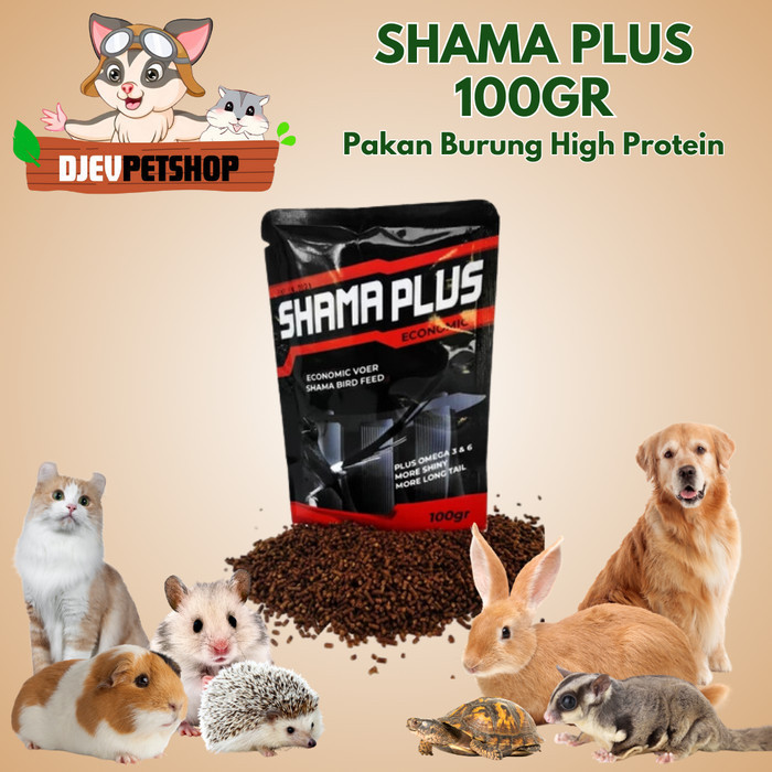 DJEVPETSHOP Pakan Burung Voer Murai Batu Shama Plus Economic Makanan Murai Hight Calsium Tinggi Prot