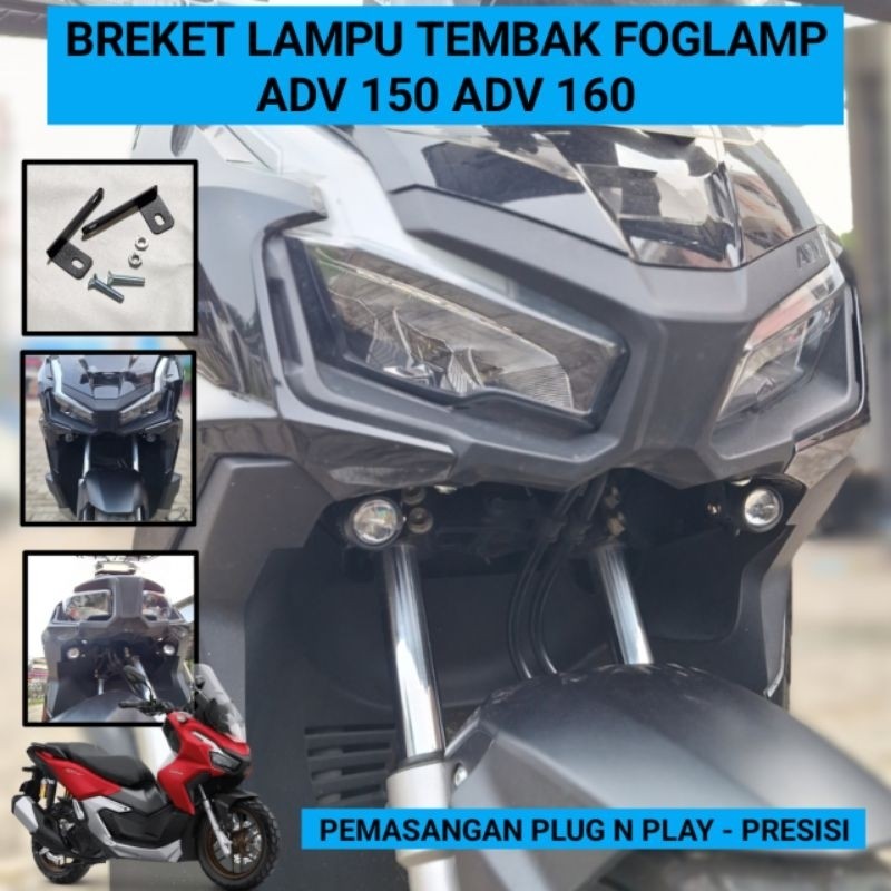 COD Bracket Lampu D2 Laser ADV Dudukan Lampu Tembak Kolong ADV 150 ADV 160