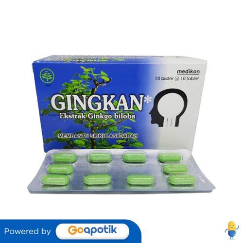 Gingkan Box Isi 100 Tablet