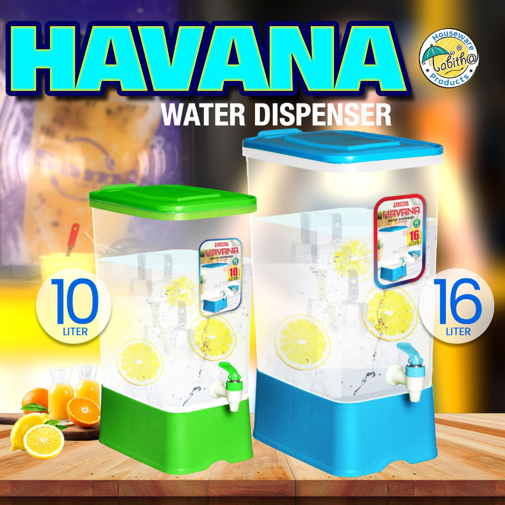 TABITHA Tempat Penyimpanan Wadah Es Buah Toples Dispenser Kran HAVANA ICE BUCKET Tempat Es Teh KUAT 