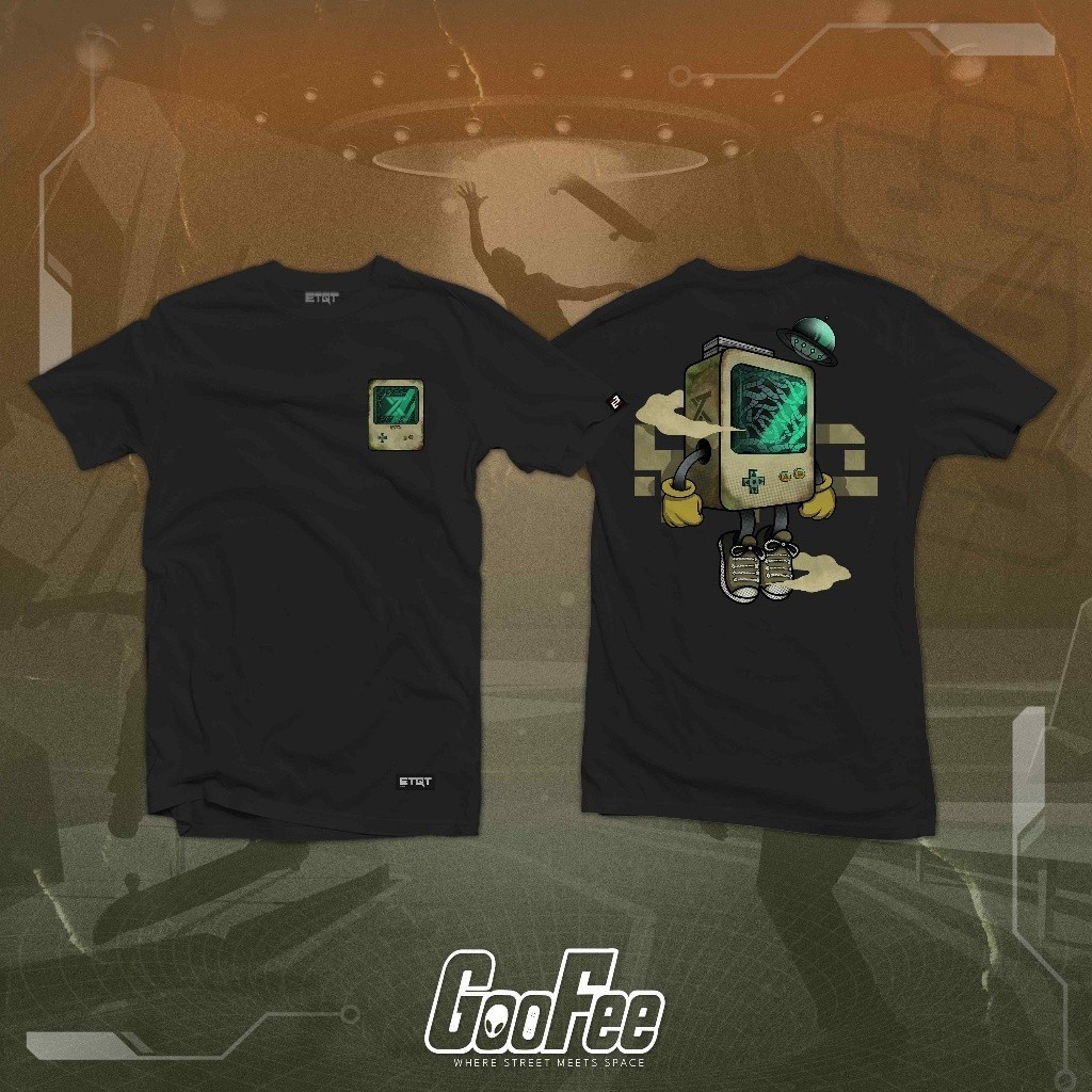 GooFee - ETQT WorldWide - Unisex - Alien Shirt - Xtraterrestrials - Pixel Box rep