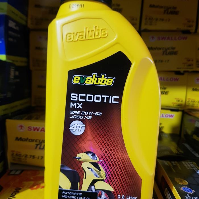 Oli Evalube 4T Scootic MX SAE 20W - 50 JASO MB 0,8 liter Original