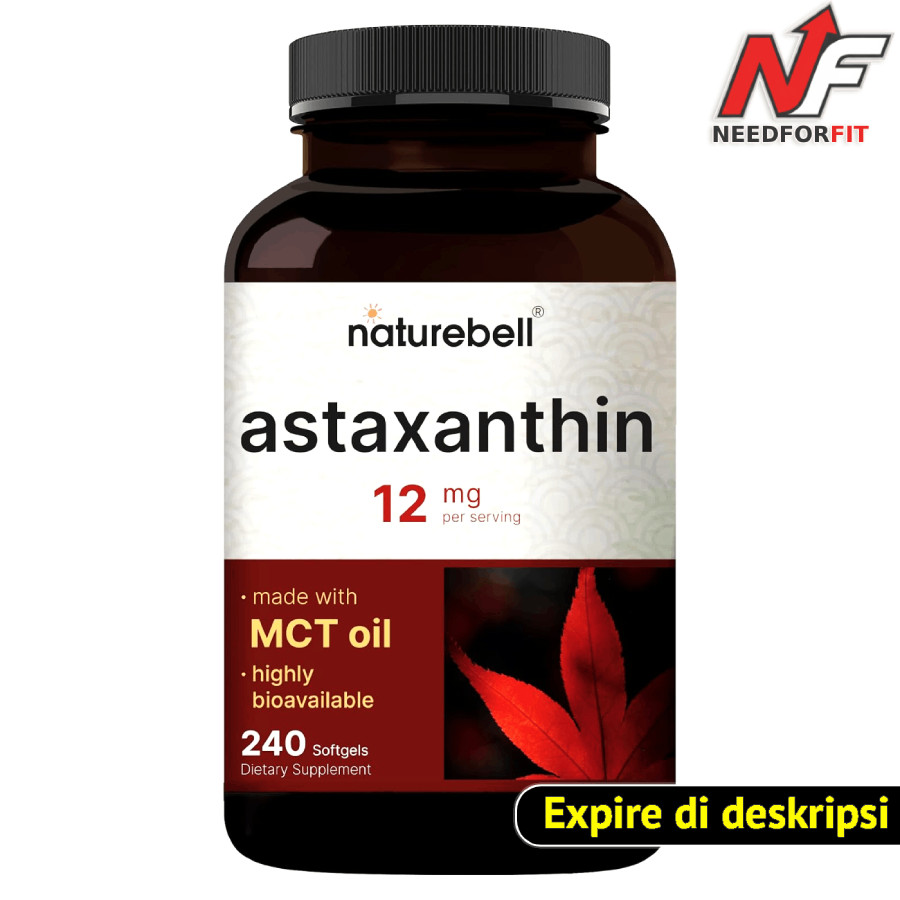 Naturebell Astaxanthin 12mg 240 Softgels