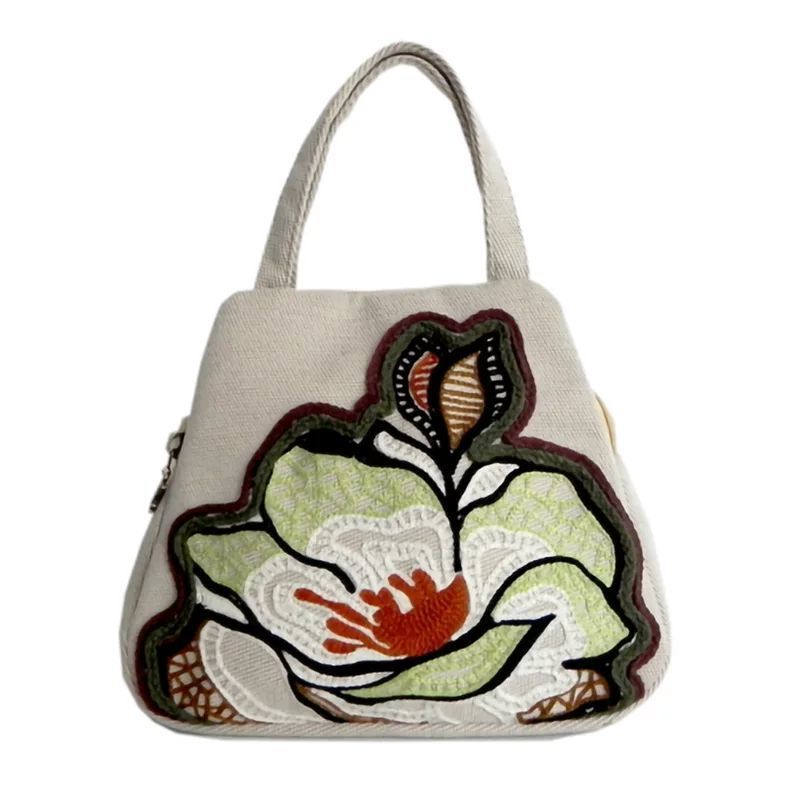 Wanita imut tas hanfu bersulam retro tas tangan bersulam