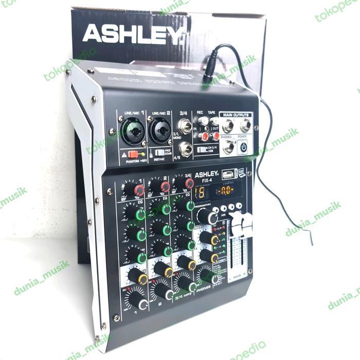 MIXER ASHLEY FIX4 FIX 4 4 CHANNEL ORIGINAL