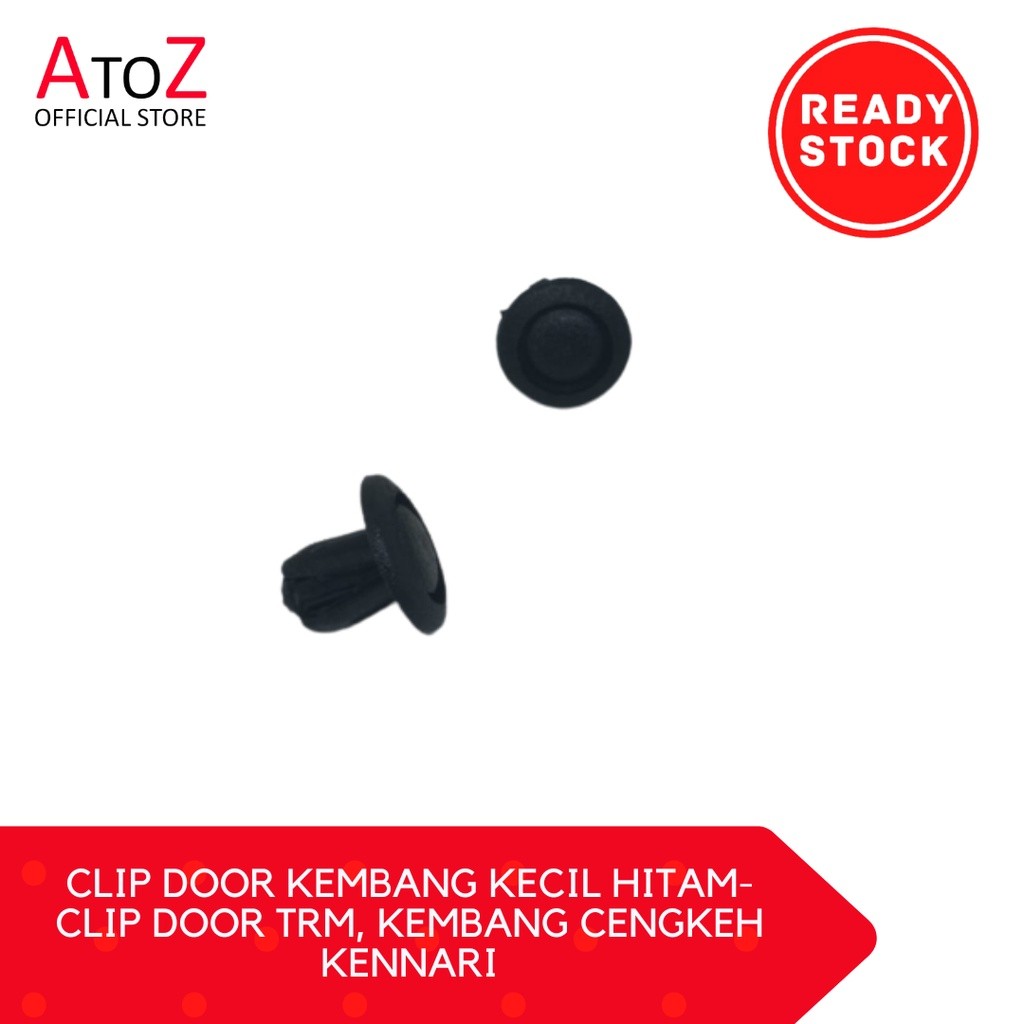 CLIP DOOR KEMBANG KECIL HITAM-CLIP DOOR TRM, KEMBANG CENGKEH KENNARI
