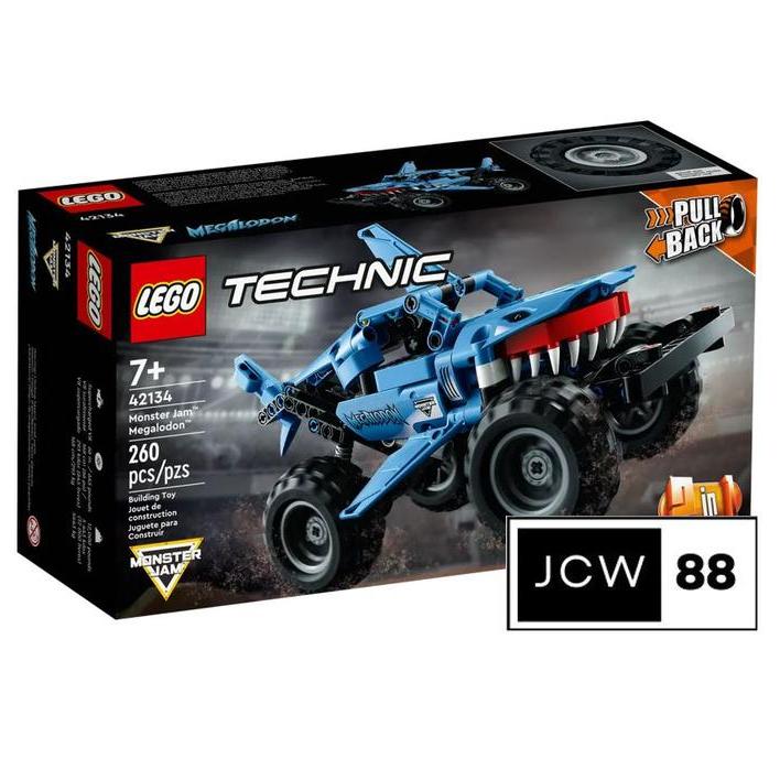 Lego 42134 Technic Monster Jam Megalodon mainan anak mobil monster