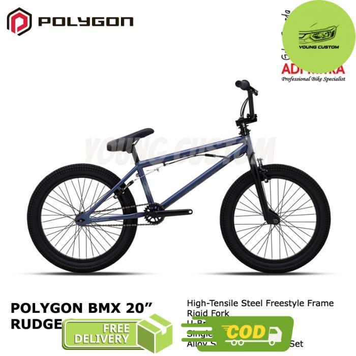Polygon Rudge 3 Sepeda BMX Anak 20 inch - Spesifikasi