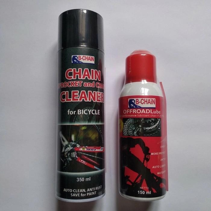 Cleaner dan pelumas rantai sepeda Bchain - Tanpa sikat