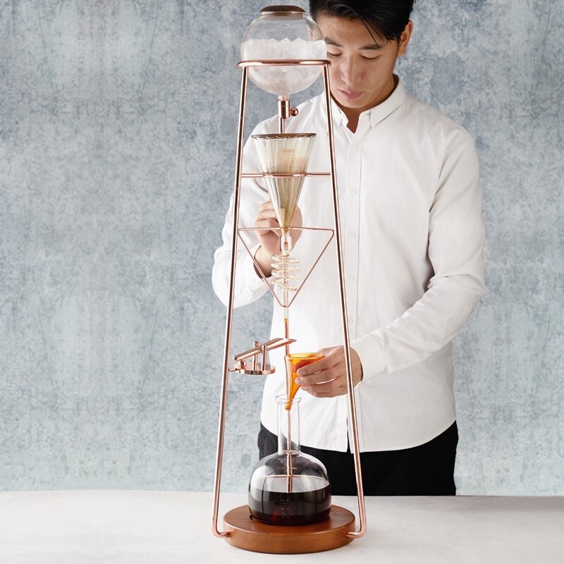 MAX Ice Drip Coffee Maker Commercial Home Ice Drip Coffee Maker Coffee Maine Ice Brewing Drip Cold D