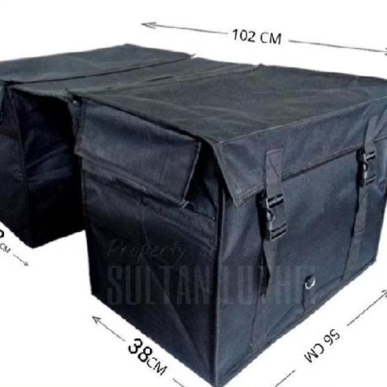 Tas Obrok Motor Tas Kurir Keranjang Motor Belakang Bahan Anti Air Waterproof Tas Laundry Tas Paket B