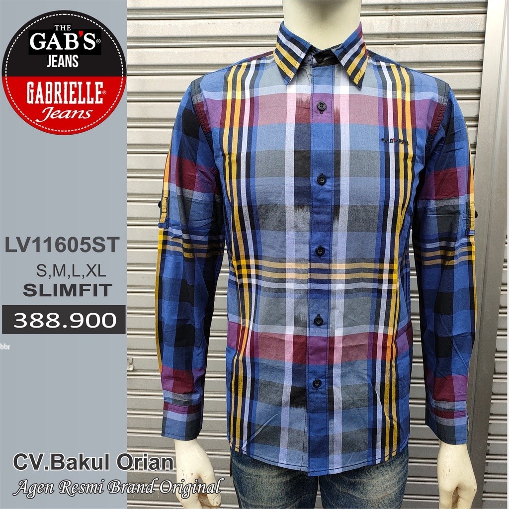 Kemeja Pria Gabrielle Gab's Original - LV11605ST