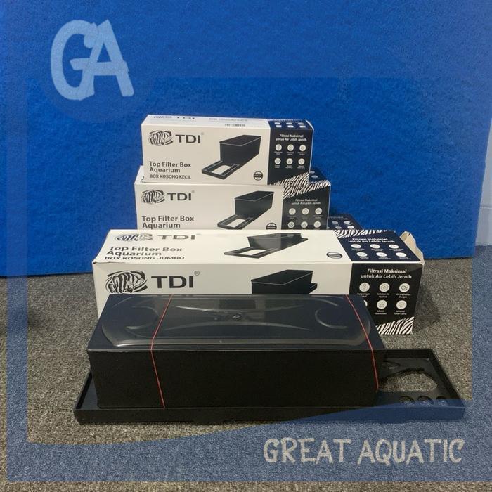 box kosong filter TDI ukuran JUMBO top filter aquarium TIGER DATZ INDONESIA