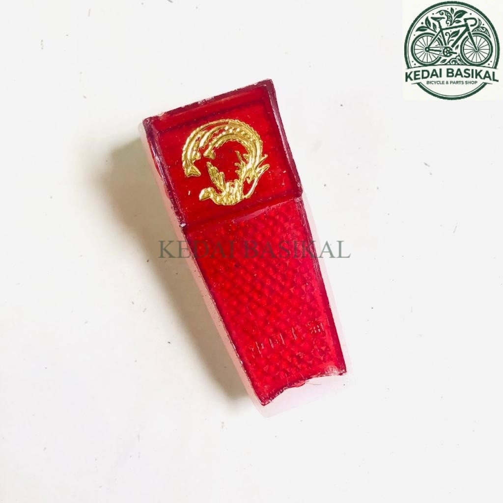 [KEDAI BASIKAL] Reflektor Mata Kucing / Lampu Stopan Slebor Belakang Sepeda Jengki Phoenix Jadul / A