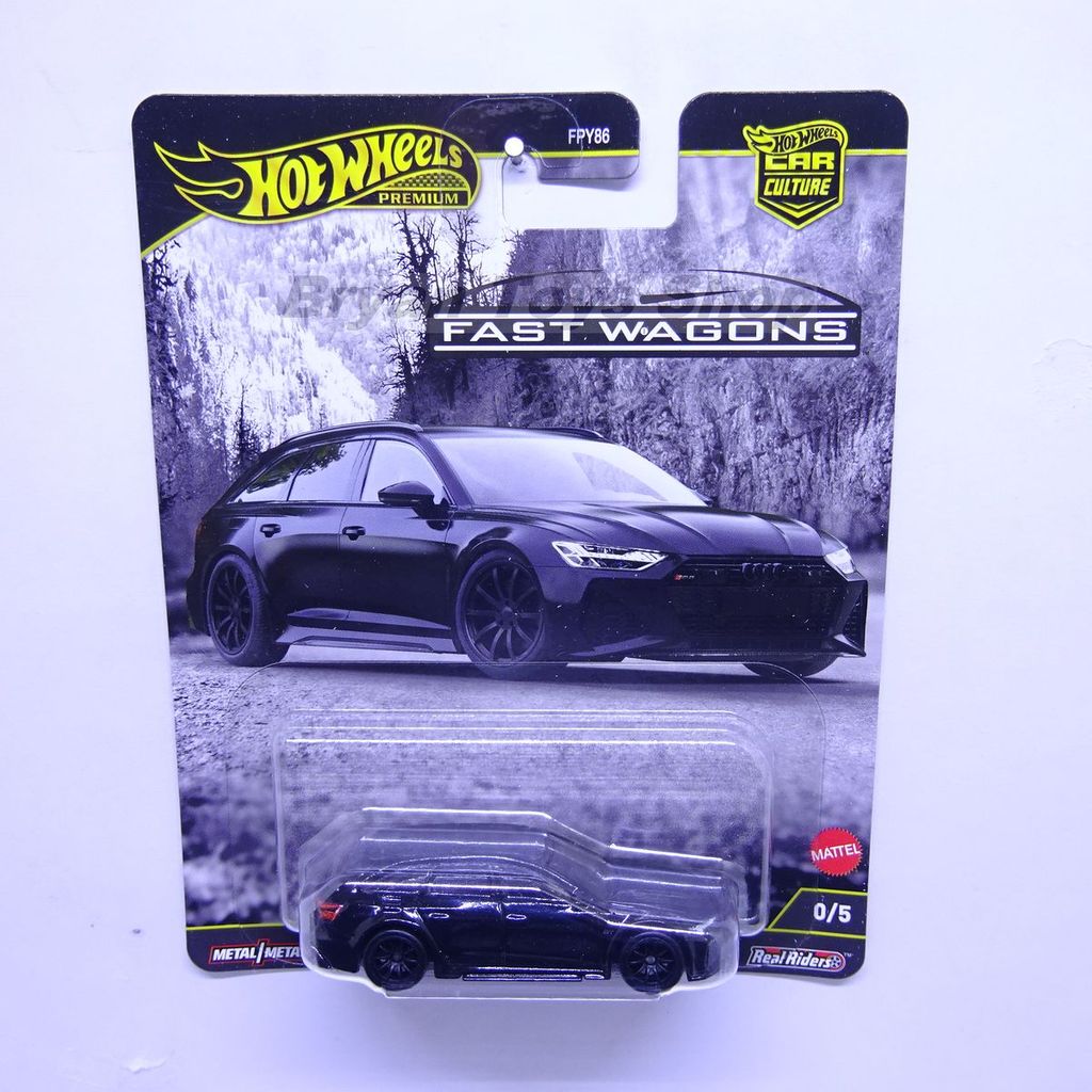 HOT WHEELS CHASE PREMIUM FAST WAGONS AUDI RS 6 AVANT FREE PROTEKTOR BAN KARET